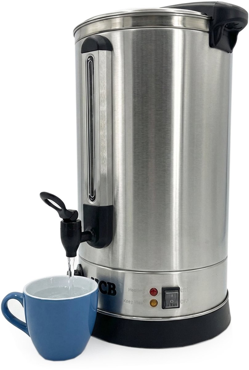 HCB® - Professionele Horeca heetwaterdispenser - dubbelwandige heetwatertap - 20,5 liter -