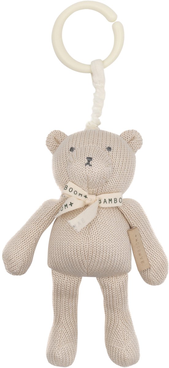 Bamboom Pull & Shake Toy - Bear Birch Sand