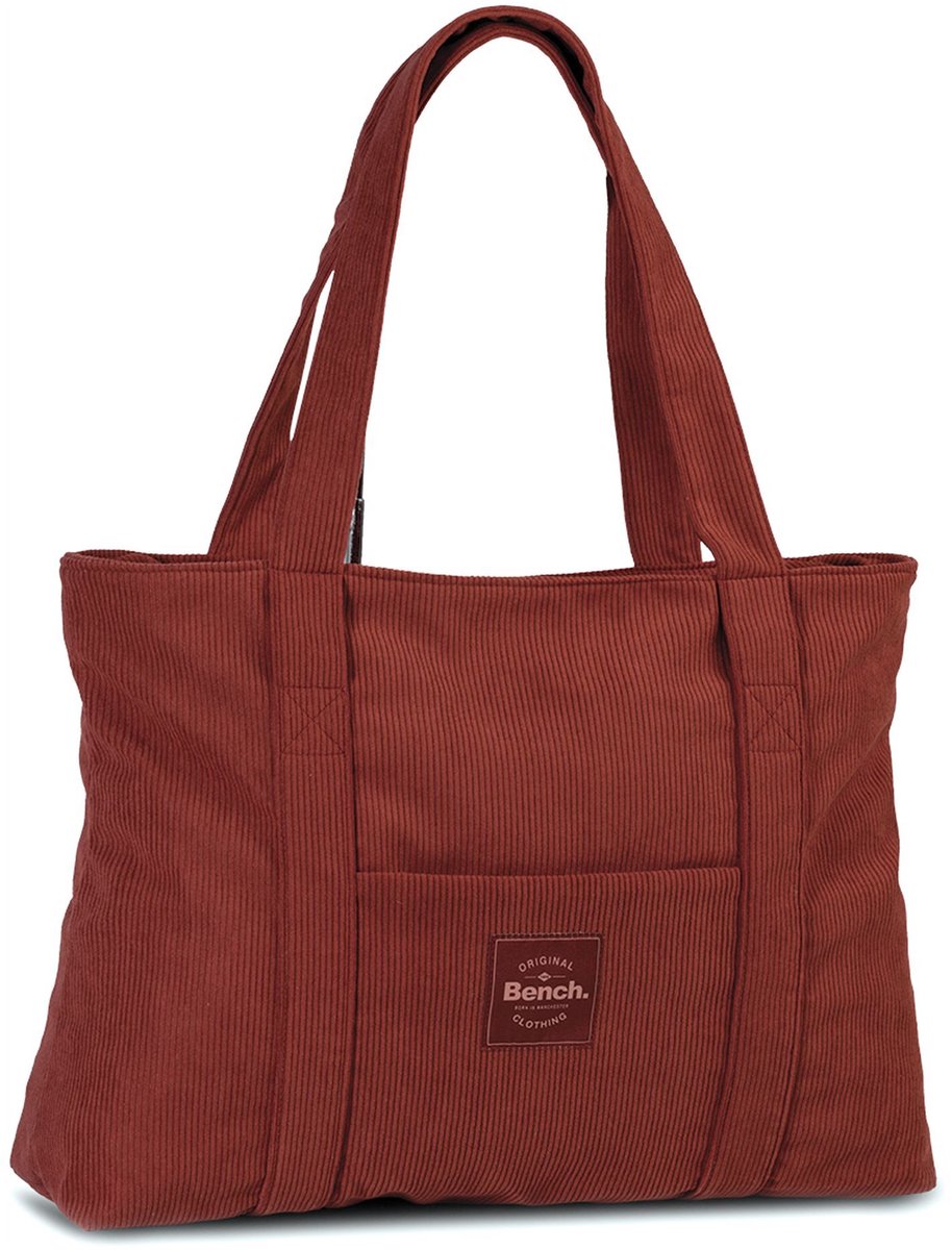 Bench Corduroy Schoudertas Shopper Rust