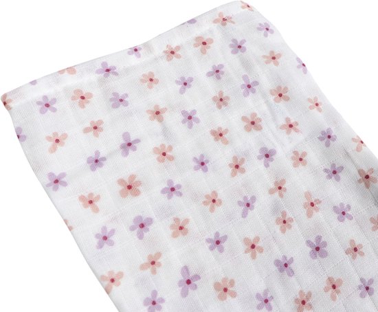 MamaLoes Bloemen 15 x 21 cm 3 Stuks Hydrofiel Washandjes van Merkloos — afbeelding 3