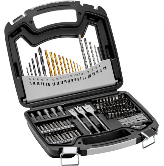 Boor- en Schroefbitset - Combinatieset 101-delig - Voor Hout, Metaal en ...