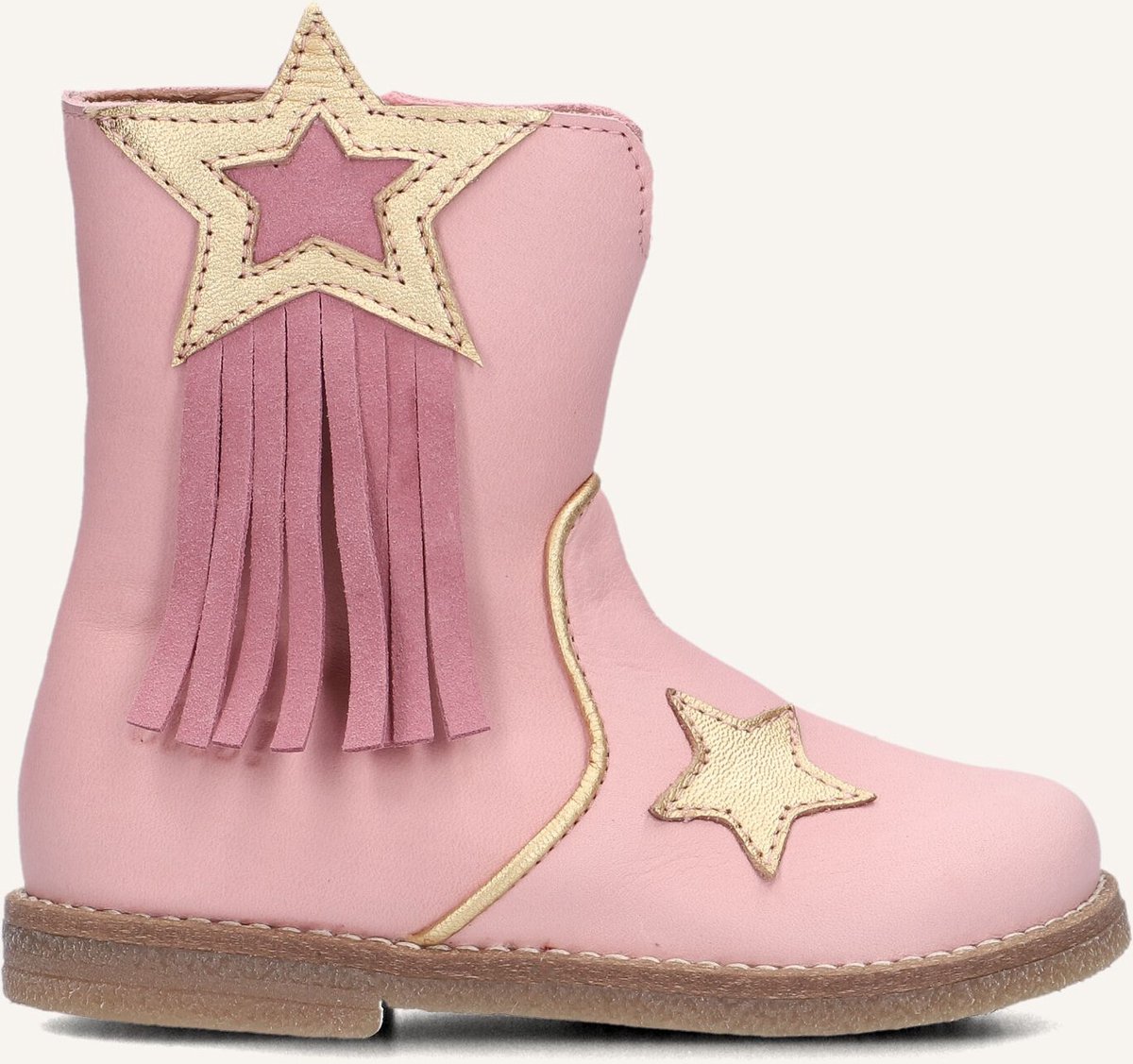 Clic! 20908 Laarzen - Leer - Meisjes - Roze - Maat 22