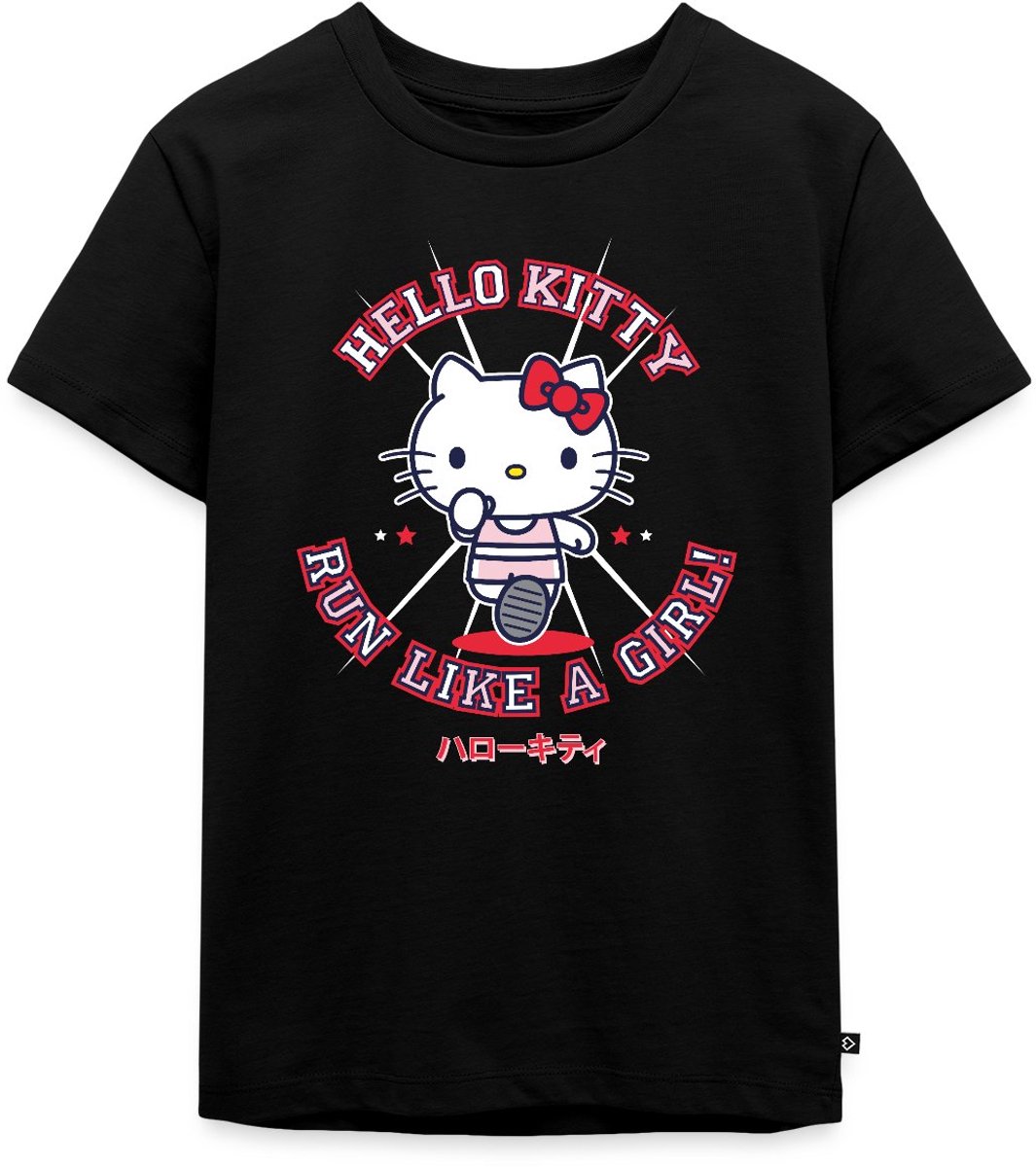 Hello Kitty Run Like A Girl Premium T Shirt Kinderen
