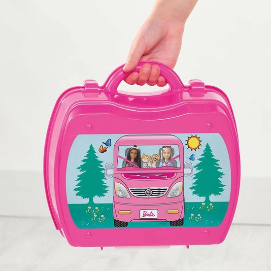 Cefa Toys Barbie Glamping Camping En Barbecuekoffer Roze van Merkloos — afbeelding 4