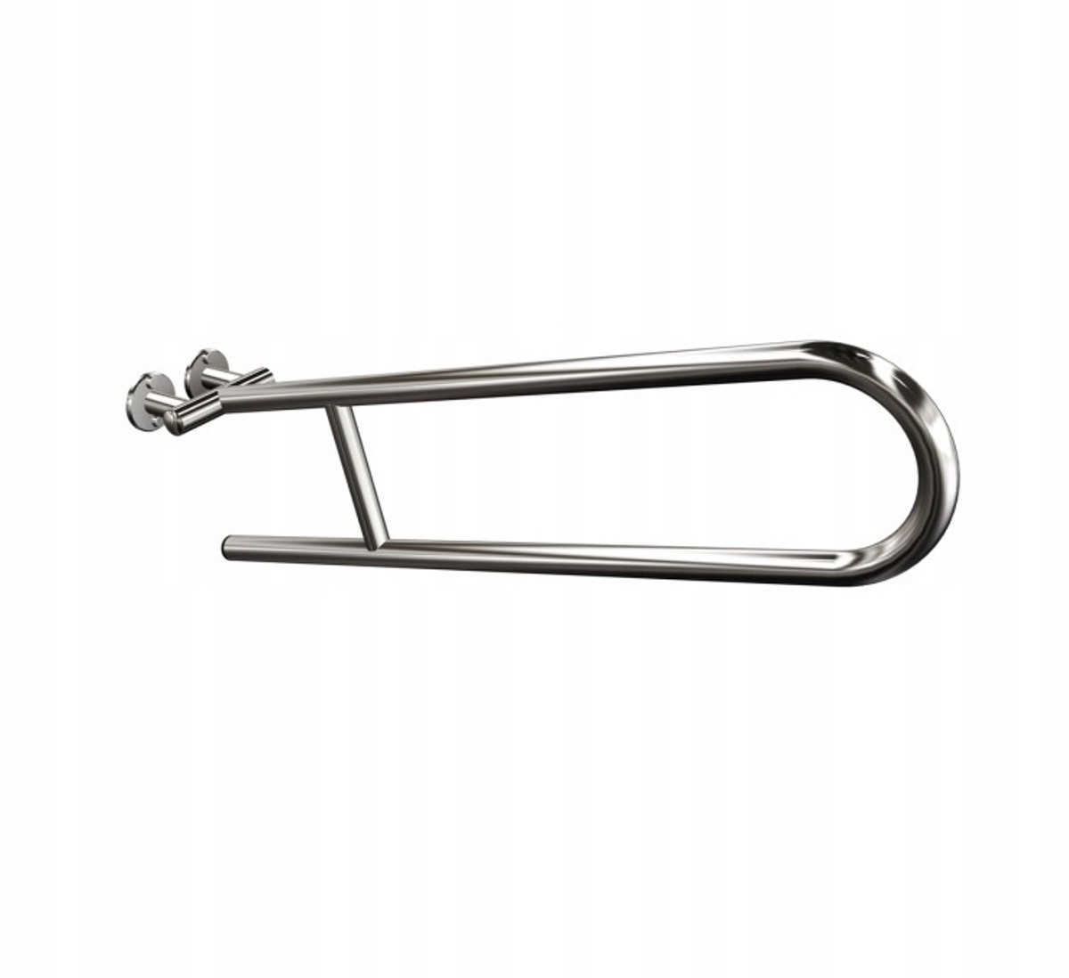Andex Opklapbare Douchebeugel 70cm - Wit, RVS