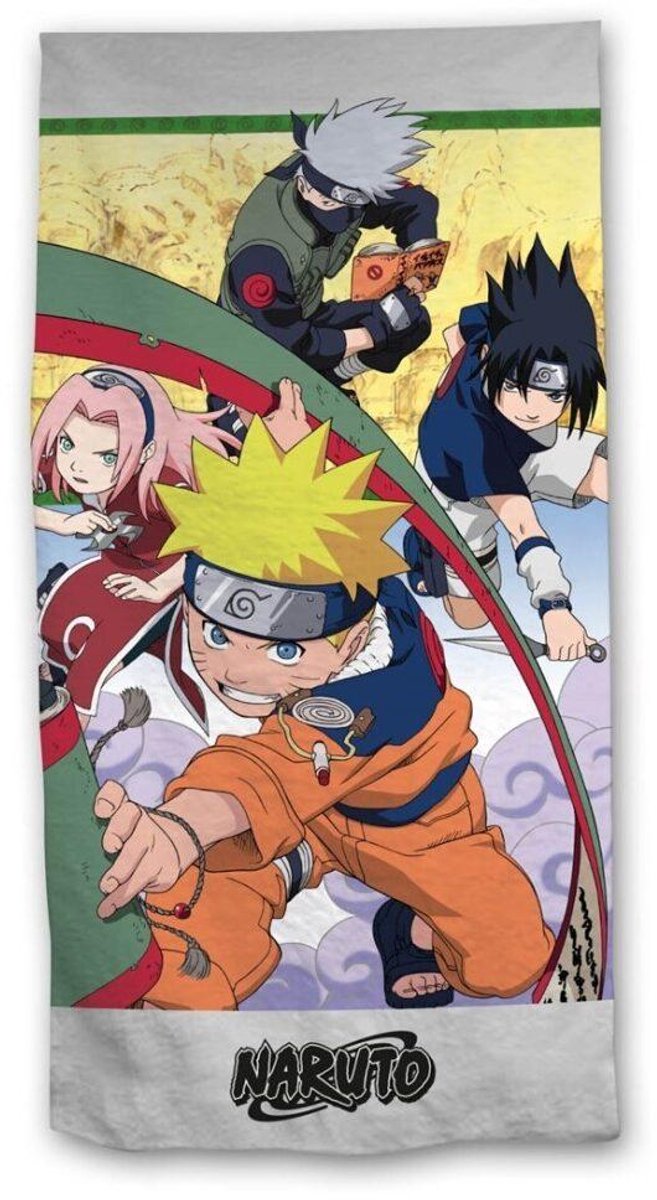 Naruto strandlaken Grijs 70 x 140