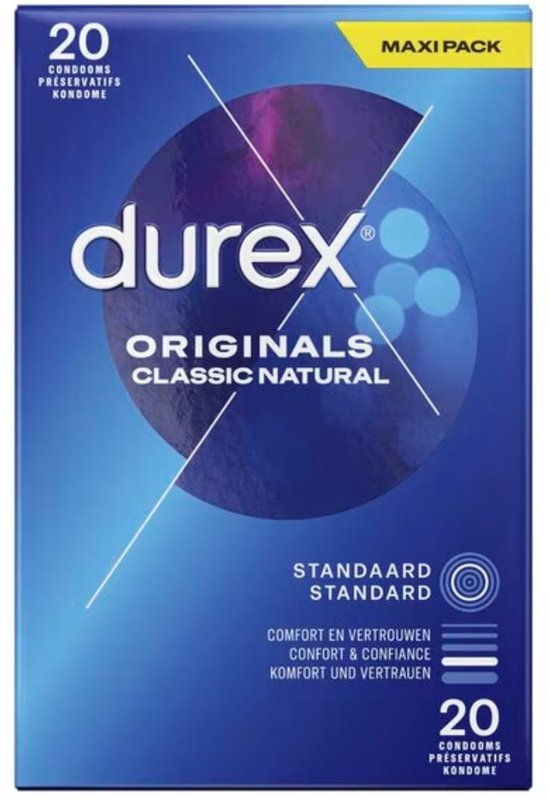Durex - Classic Natural Condooms - 20 stuks