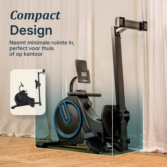 Flowsense Roeimachine Roeitrainer - Inklapbaar roeiapparaat - 16 ...
