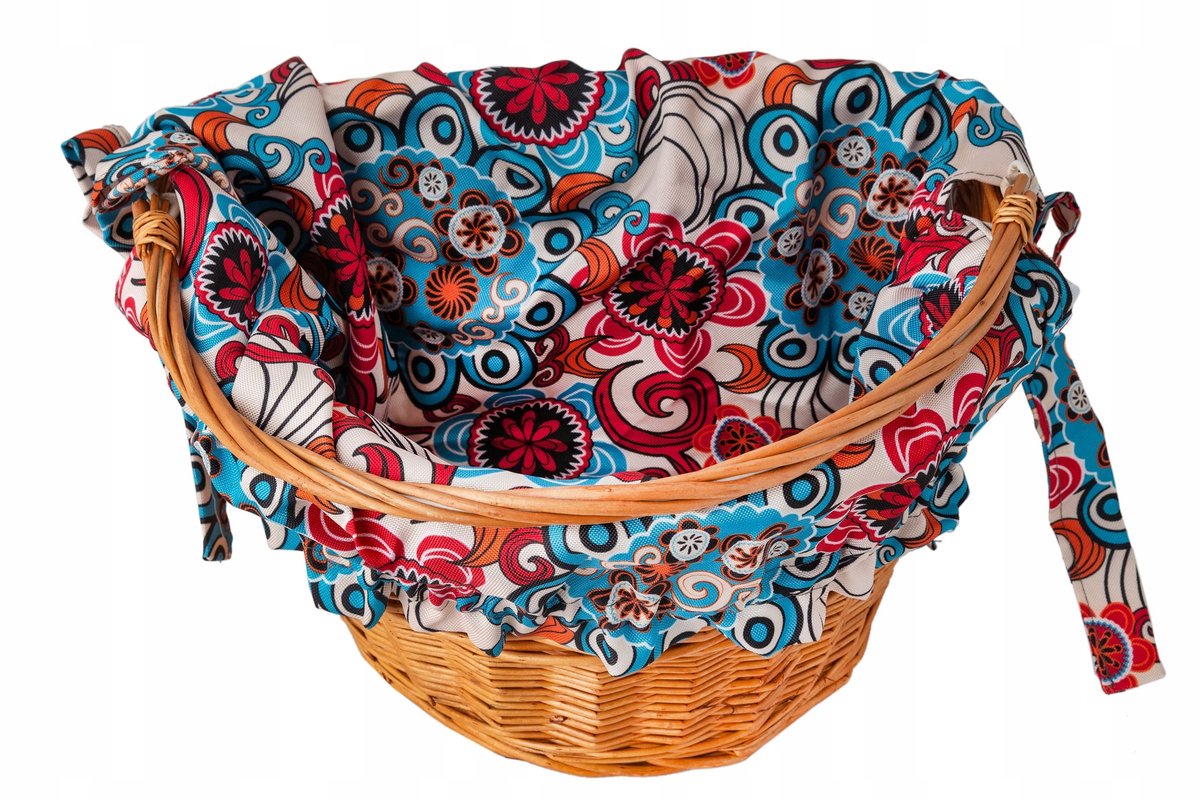 Kinder Fietsmand Inlegger - Blauw, Materiaal, 1L