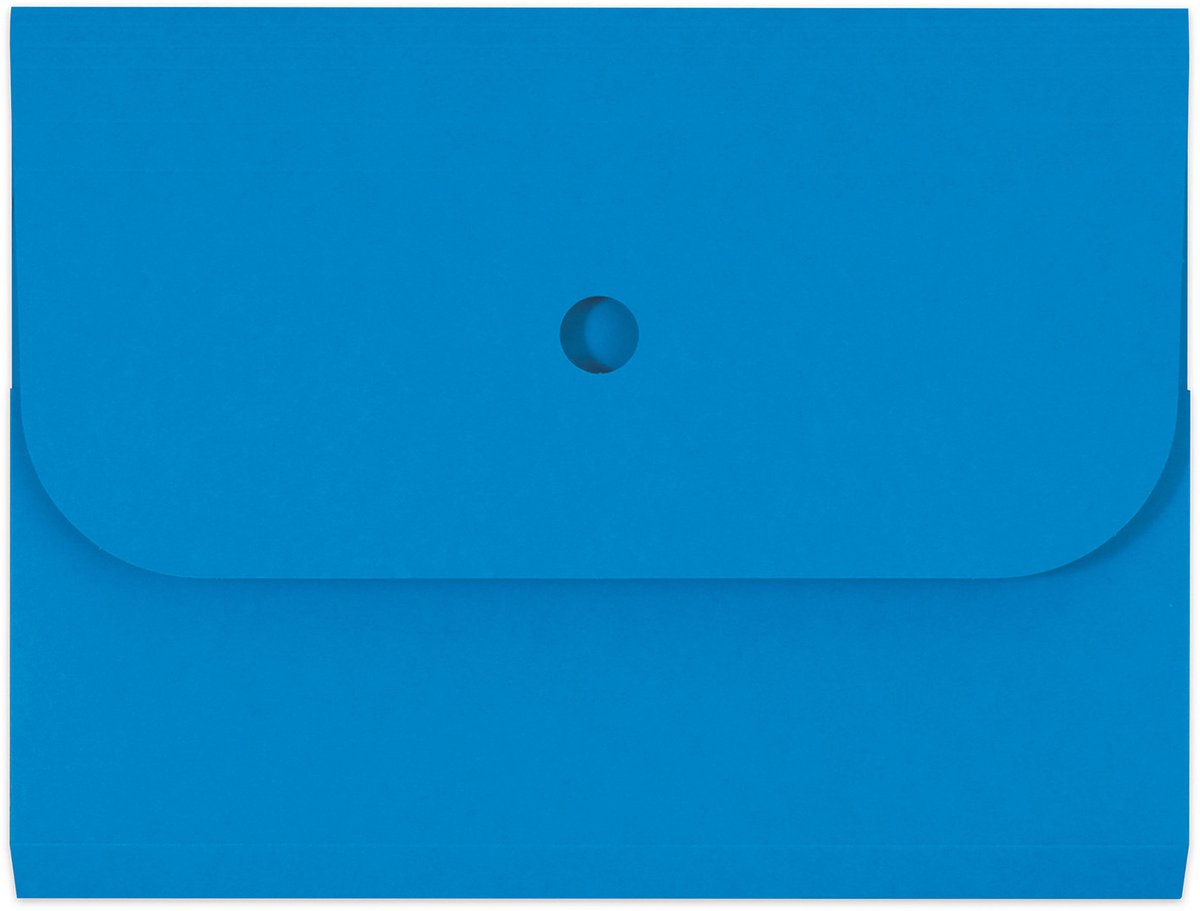 Elco Forte organisatiemap donkerblauw met klep en balg 25 stuks - EO-29494-33