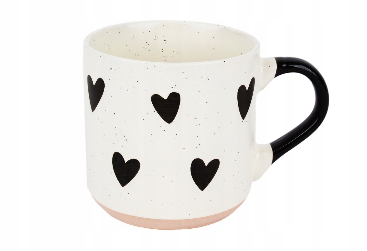 Keramiek Mok 350ml - Romantisch Hartjes Design