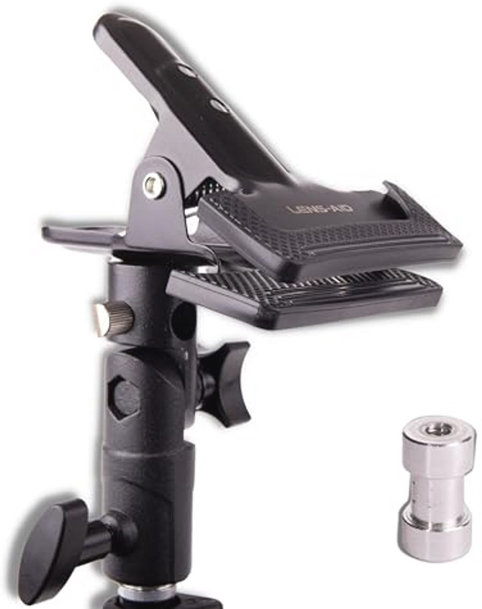 Lens-Aid statief boomarm voor tabletop en macro – uitklapbare camera arm 58 cm met contragewicht haak & ¼“ + 3/8“-aansluiting – voor flatlay & overhead fotografie
