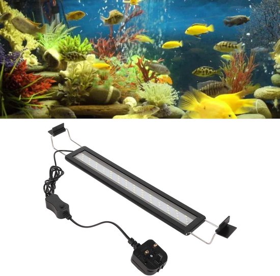 Aquarium Light - LED Licht - Verlichting - Voor Je Vissen Energiezuinig Milieuvriendelijk Aquarium Grijs