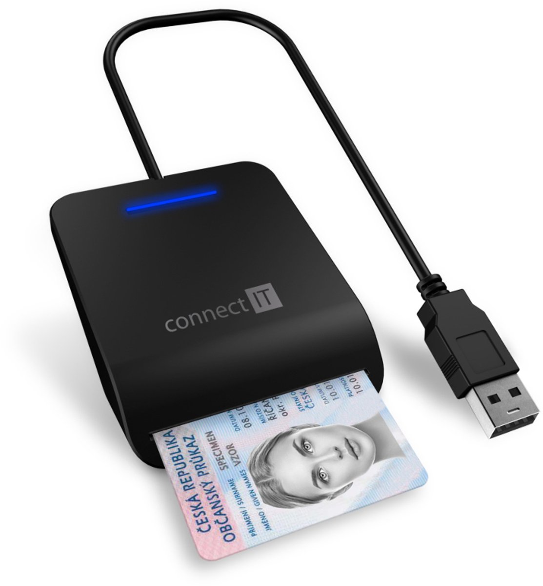 CONNECT IT USB eID i czytnik kart inteligentnych CFF-3050-BK