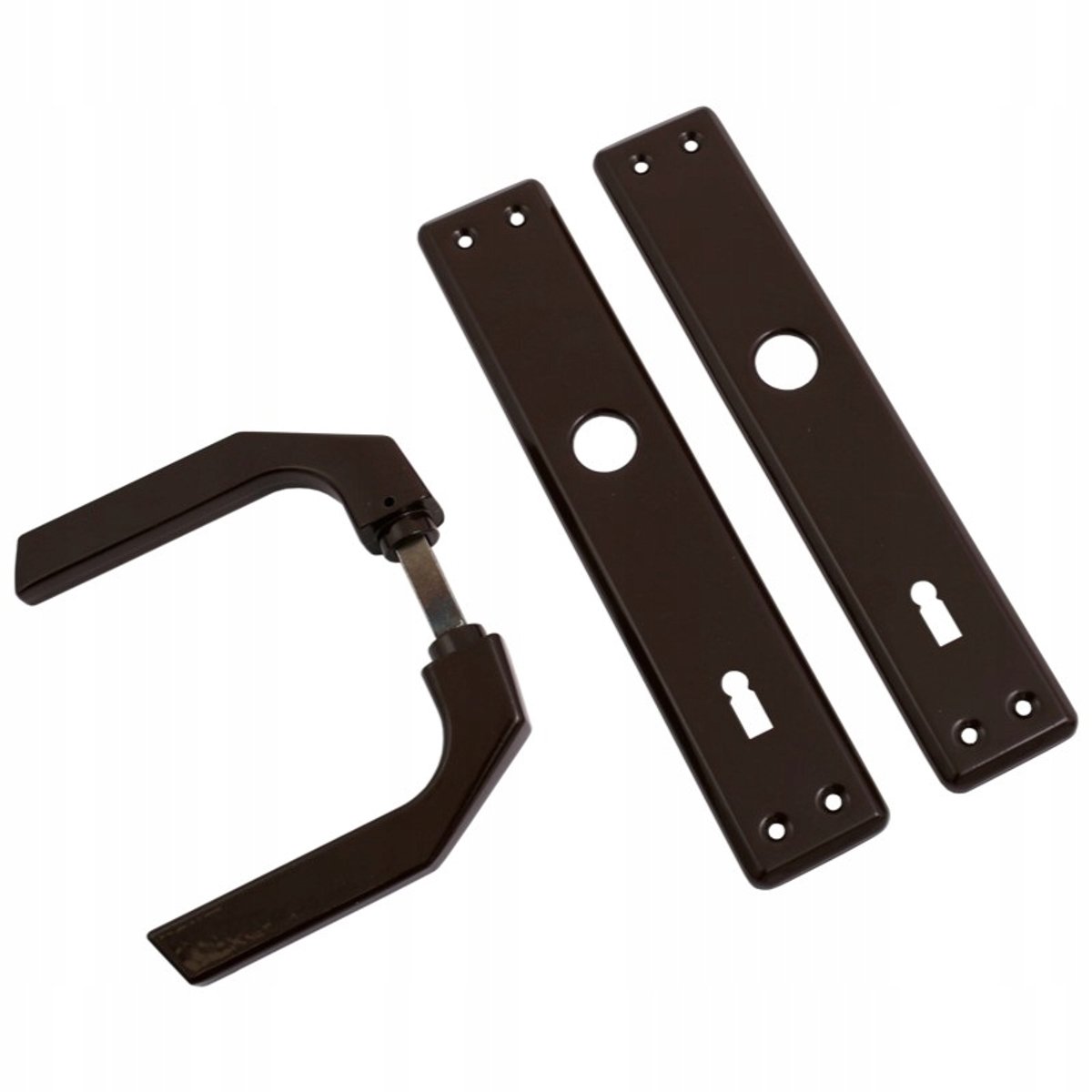 Zwarte Deurkruk Poort 90mm Sleutel 10mm