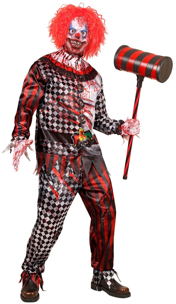 Kwaadaardige clown kostuum Mila