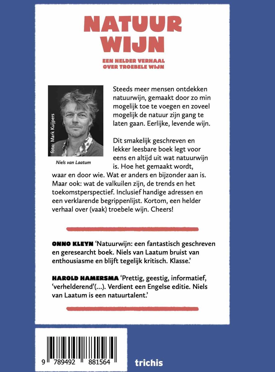 Natuurwijn - back cover