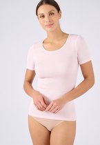Damart - T-shirt met korte mouwen fijn ribgebreid Thermolactyl - Dames - Roze - 38-40 (S)