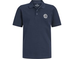 JACK&JONES - JJALLIANCE POLO SS JNR - Jongens - Polo's - donkerblauw - maat 140