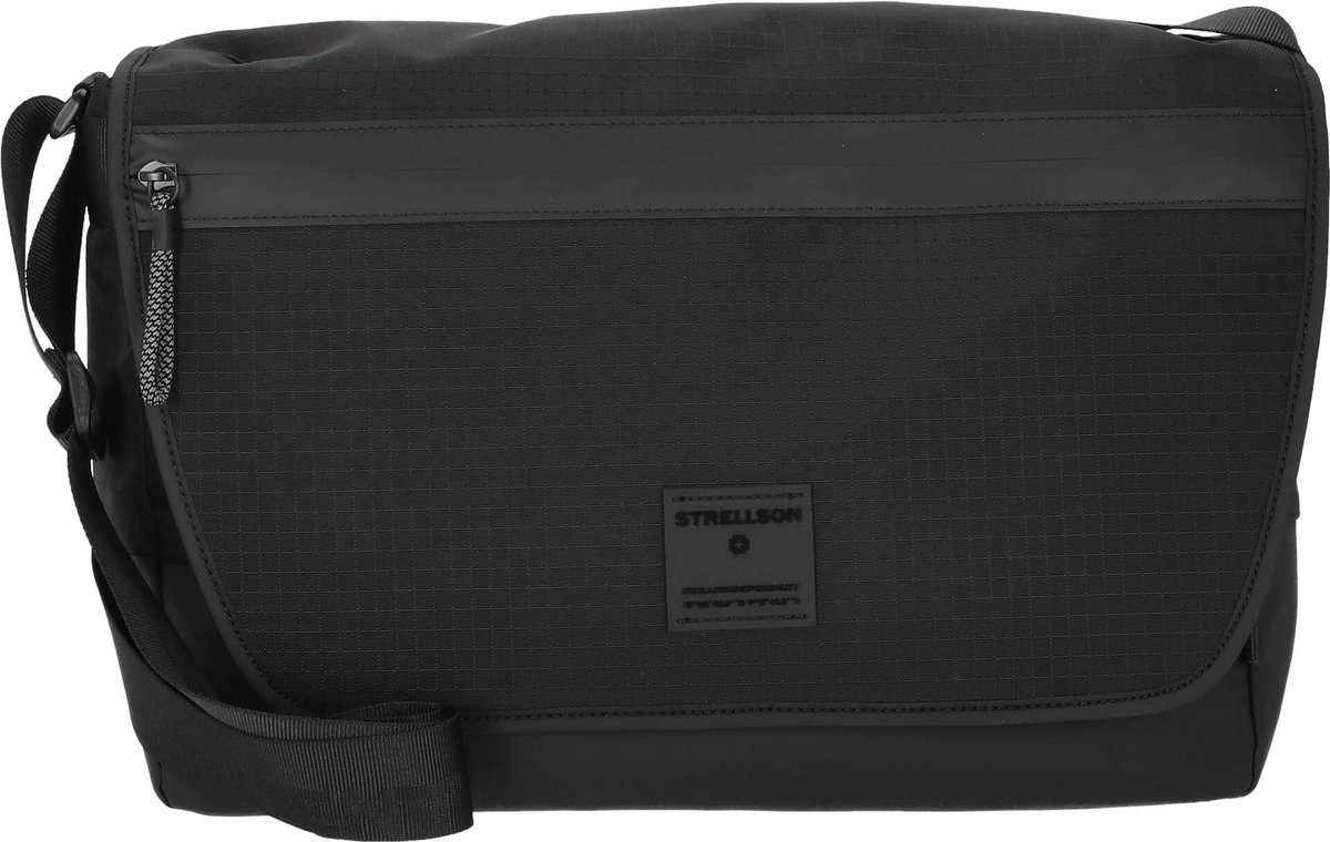 strellson Schoudertas Business tas met laptopvak Northwood RS Dorian Messenger Black Zwart