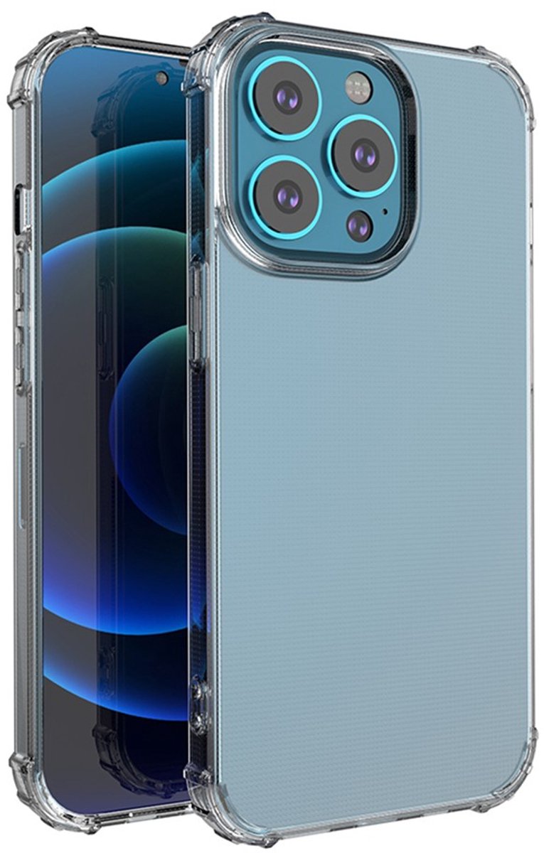 iPhone 13 Pro bumper case TPU + acryl - transparant
