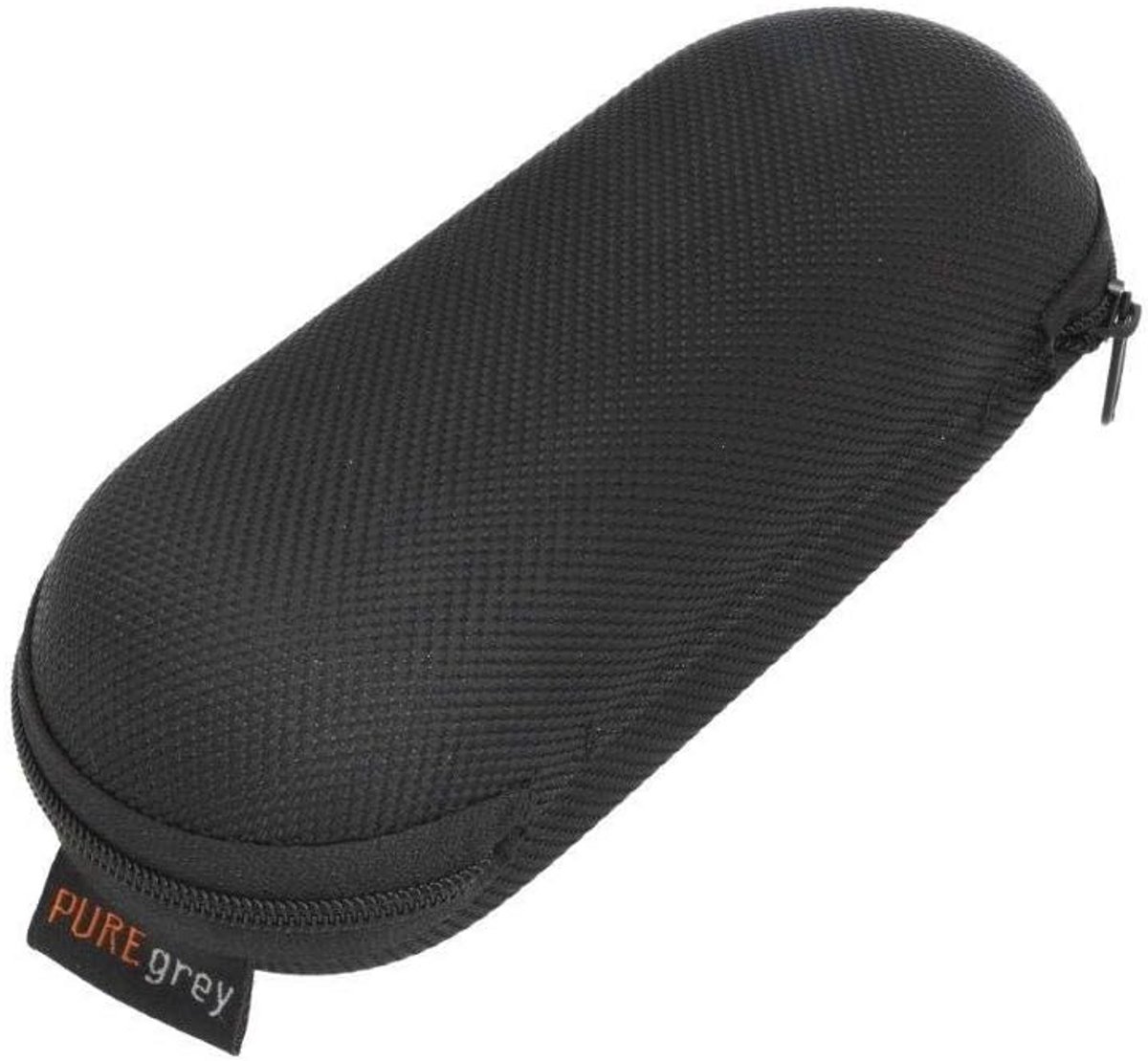 Horloge en Bril Hardcase Reisetui van Textiel - Zwart - Modern ontwerp