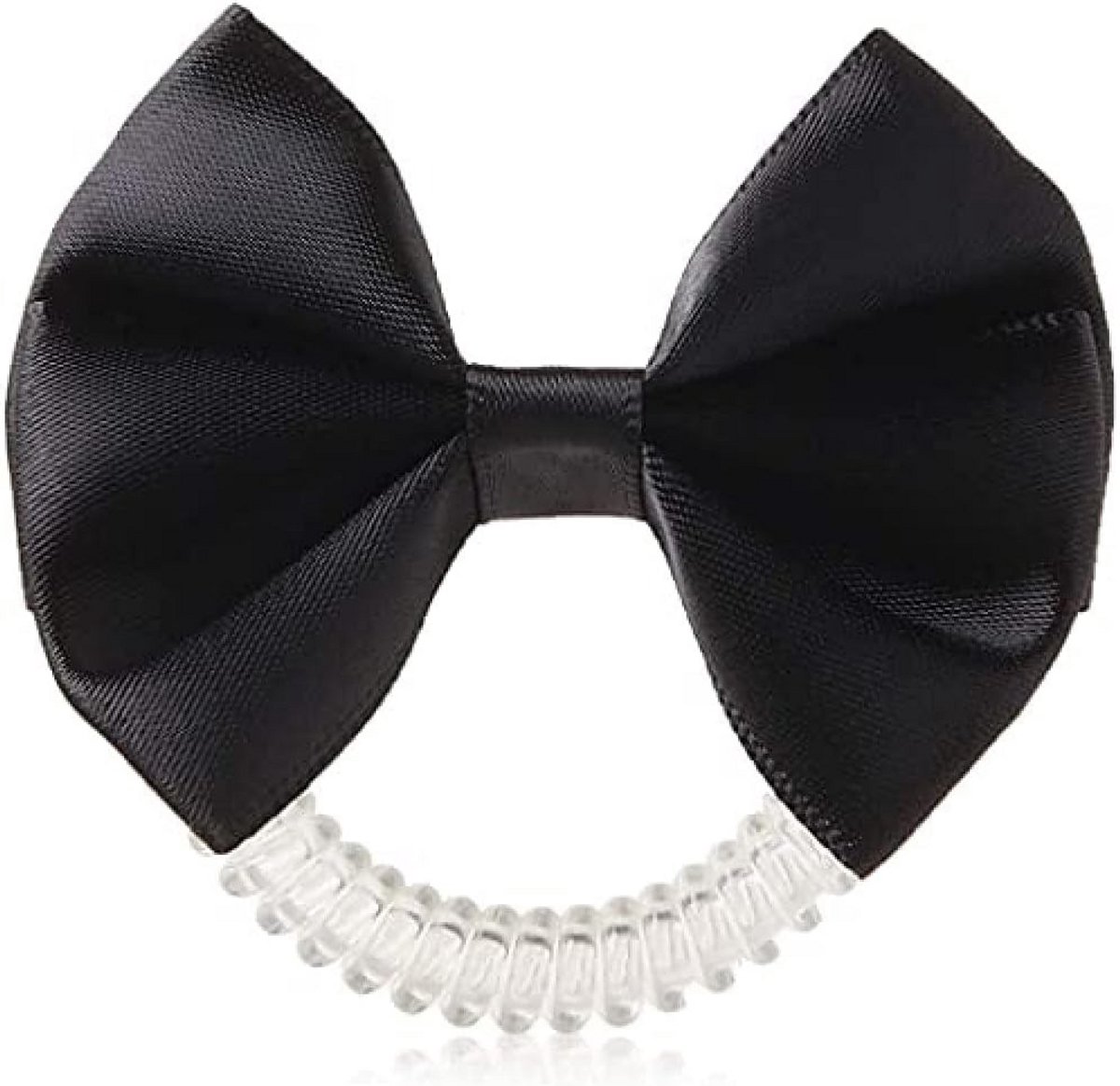 Haarstrik met Slim Hair Scrunchie voor Meisjes en Vrouwen - Zwart