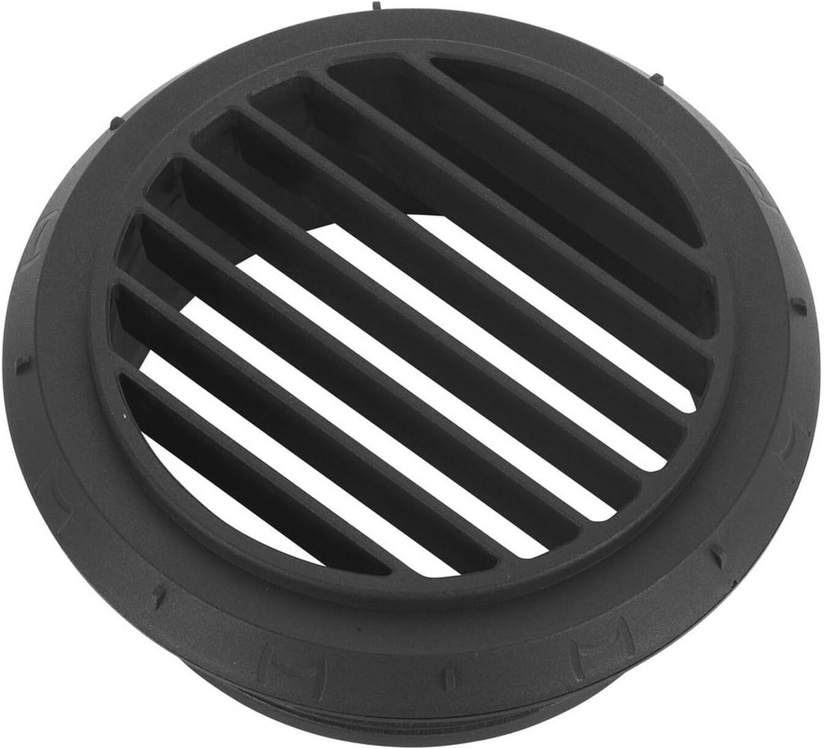 Zwarte Draaibare Luchtuitlaat 90mm voor Standverwarming