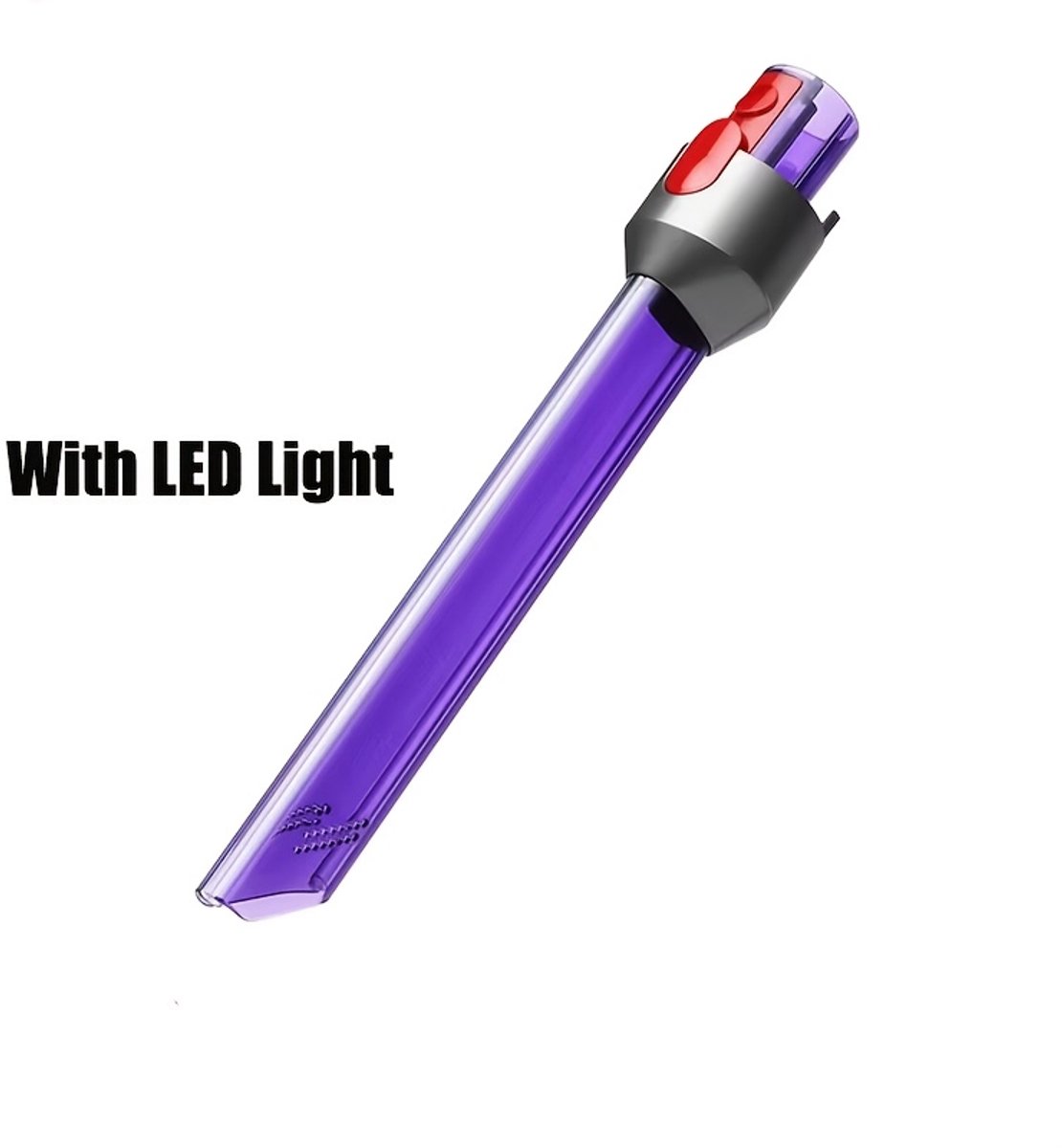 LED-buis spleetmondstuk Geschikt voor stofzuiger, Geschikt voor Dyson V7 V8 V10 V11 V15 stofzuigers (vervangingsonderdeel)