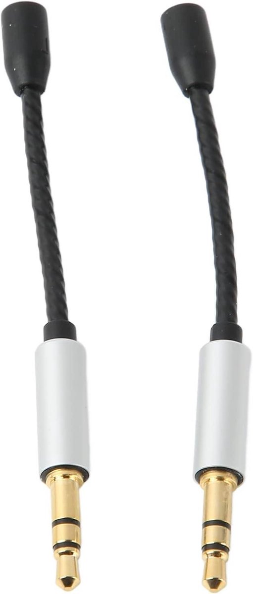 Adapterkabel van MMCX naar 3,5 mm met vergulde aansluiting. Plug-and-play gemak.
