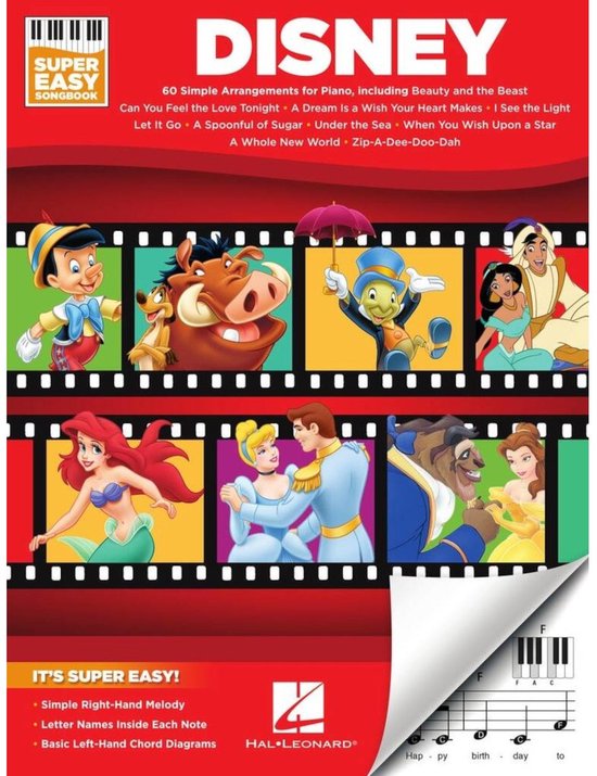 Disney Super Easy Songbook - cover