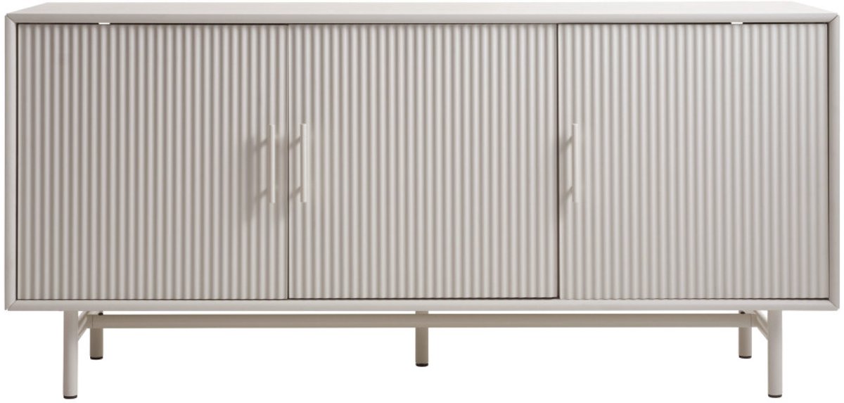 Giga Living JURA - Buffet met 3 deuren van hout en metaal L160cm Greige