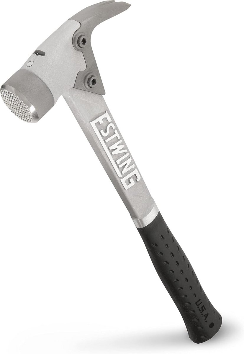 Lichte Aluminium Hamer met Vinyl Grip en Gemalen Gezicht