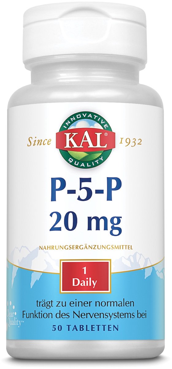 P-5-P (pyridoxal-5-fosfaat) 20 mg | laboratoriumgetest