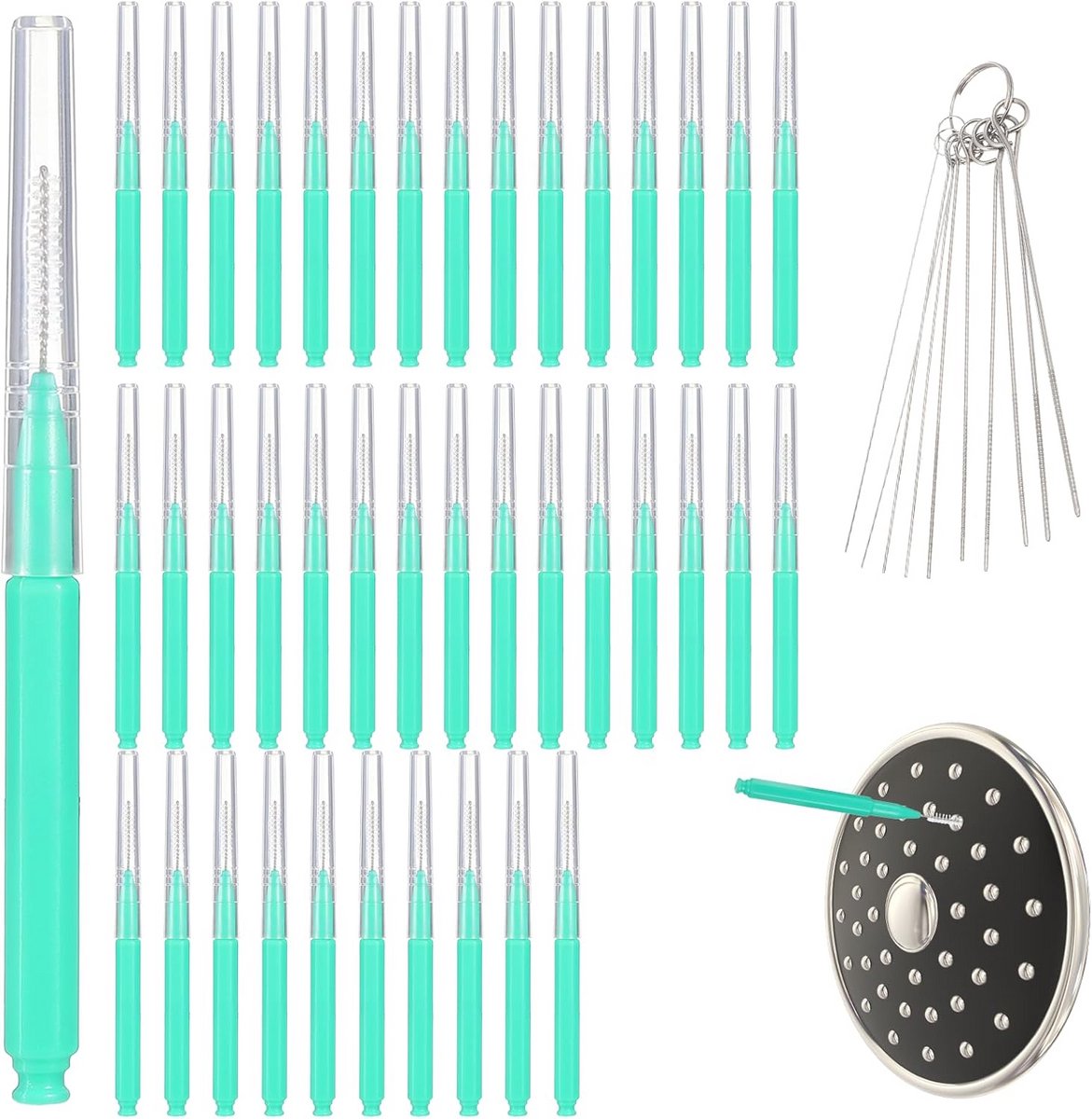 40 Stuks Multifunctionele Reinigingsborstels en Antiverstop Tools