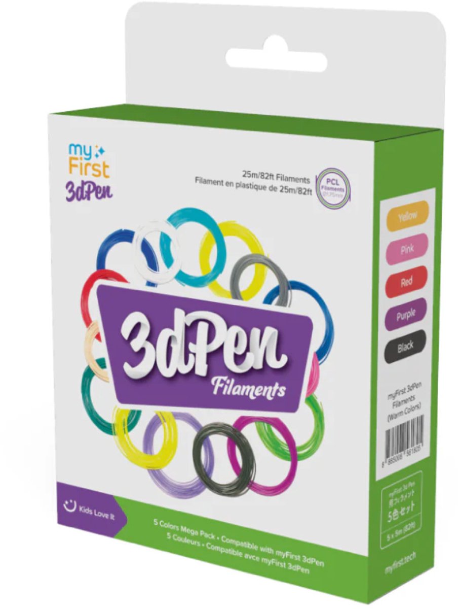myFirst navulling 3D pen koude kleuren - 25 meter draad