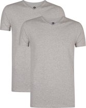 Petrol Industries T-Shirts Heren 2-Pack - V-Hals - Korte Mouwen - Katoen-Elastaan Mix - Effen Design - Multipack van 2 stuks - Zwart - Maat XL
