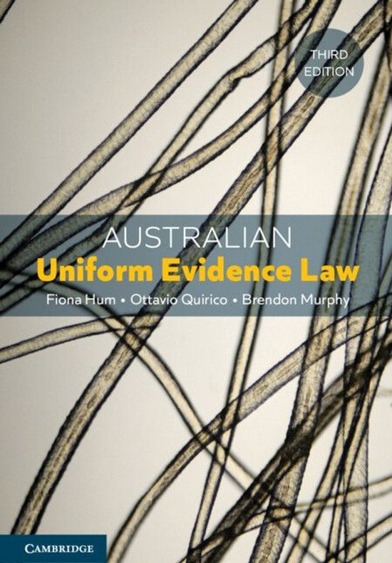 Australian Uniform Evidence Law - cover