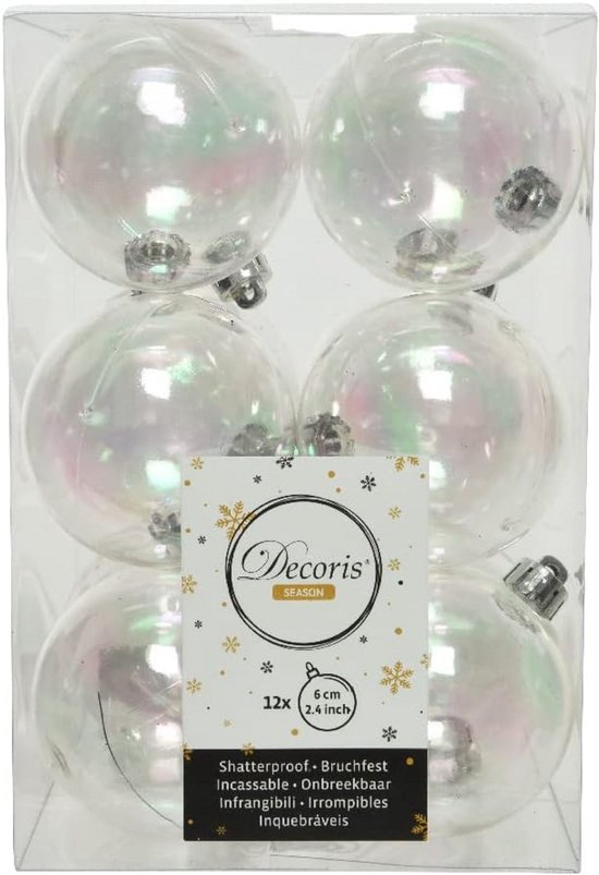 Kerstballen goudbruin boomballen glas 6cm 24 st