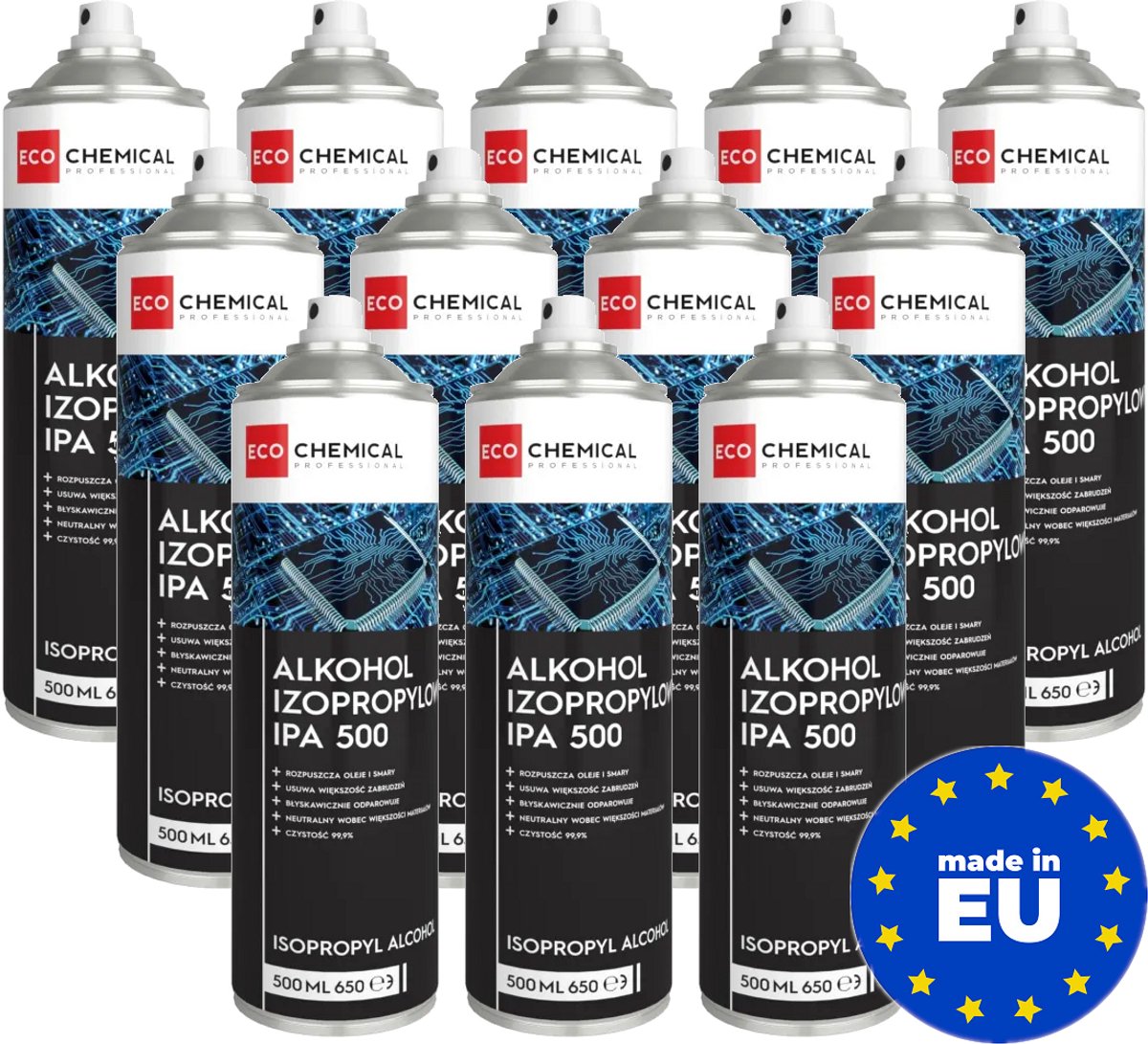 IPA Spray 500ml 12st Voordeelpack Zakelijk - Professionele Isopropyl Alcohol Werkplaats