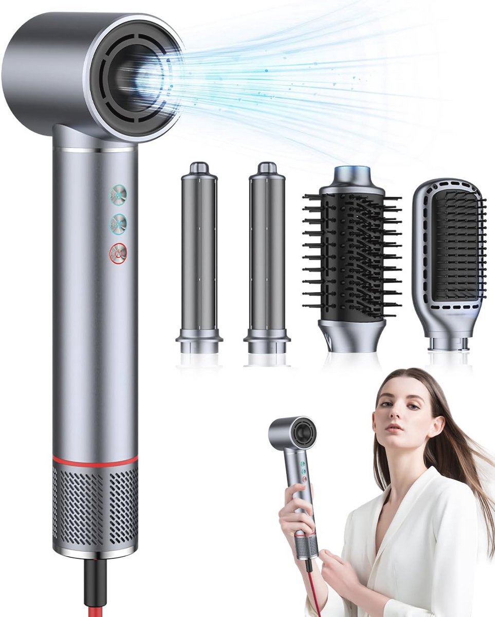 5-in-1 Haarstyler voor een perfecte stylingervaring