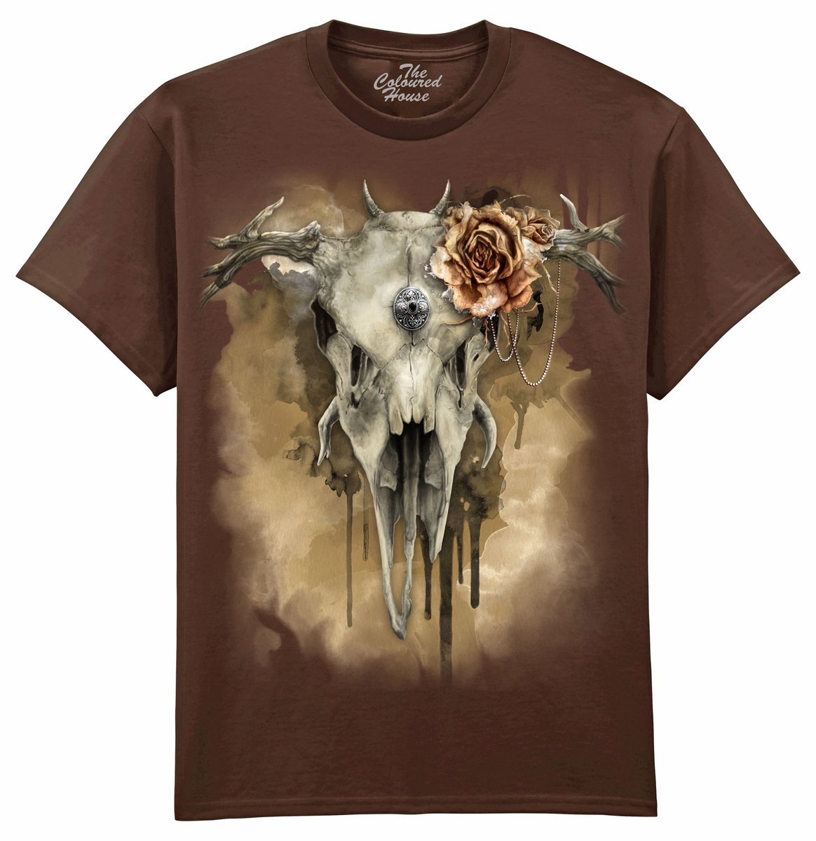 Skull All Shall Fade The Coloured House T-shirt 3XL