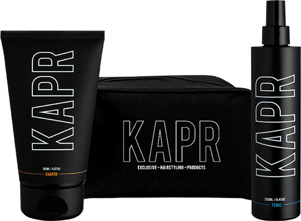 The Exclusive Hairstyle Deal KAPR Shaper 150 ml en haar tonic 250 ml incl gratis toilettas