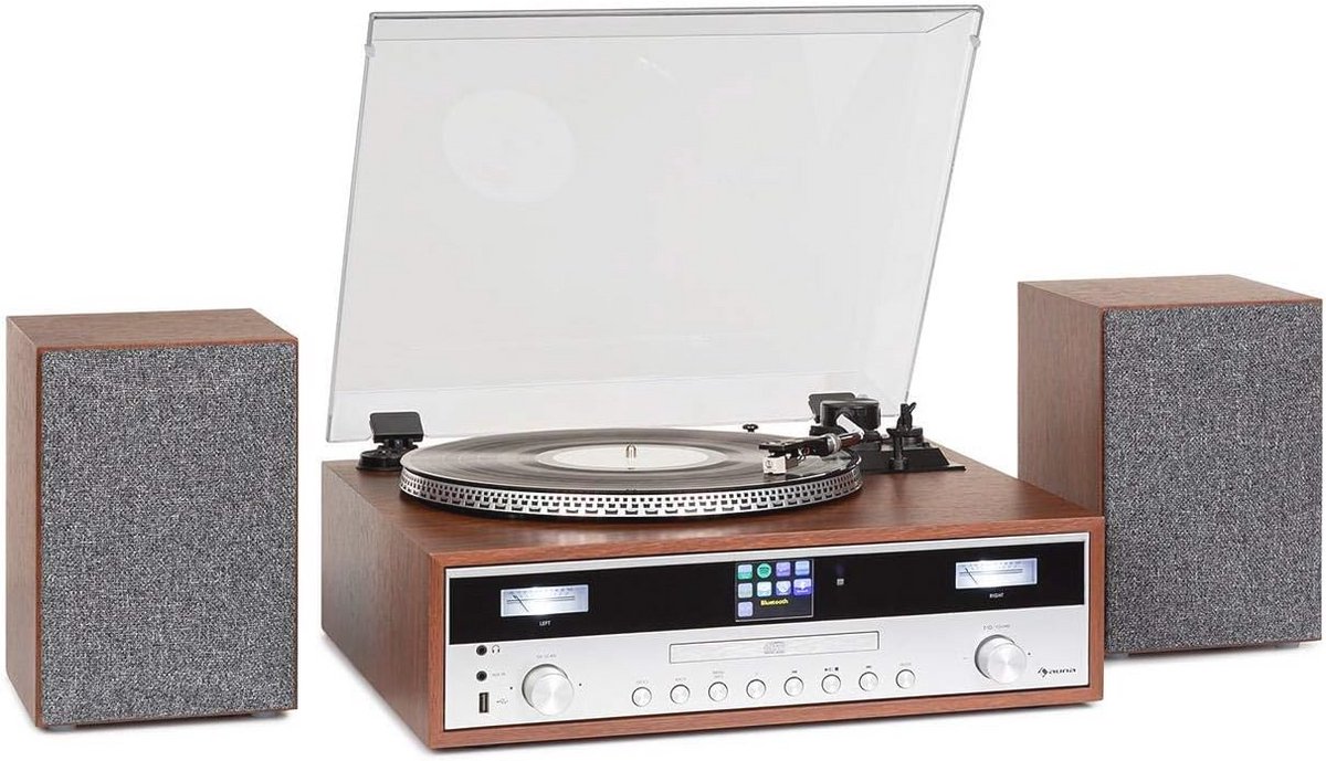 Stereosysteem met Internetradio, DAB+/FM, Bluetooth, CD-Speler en USB