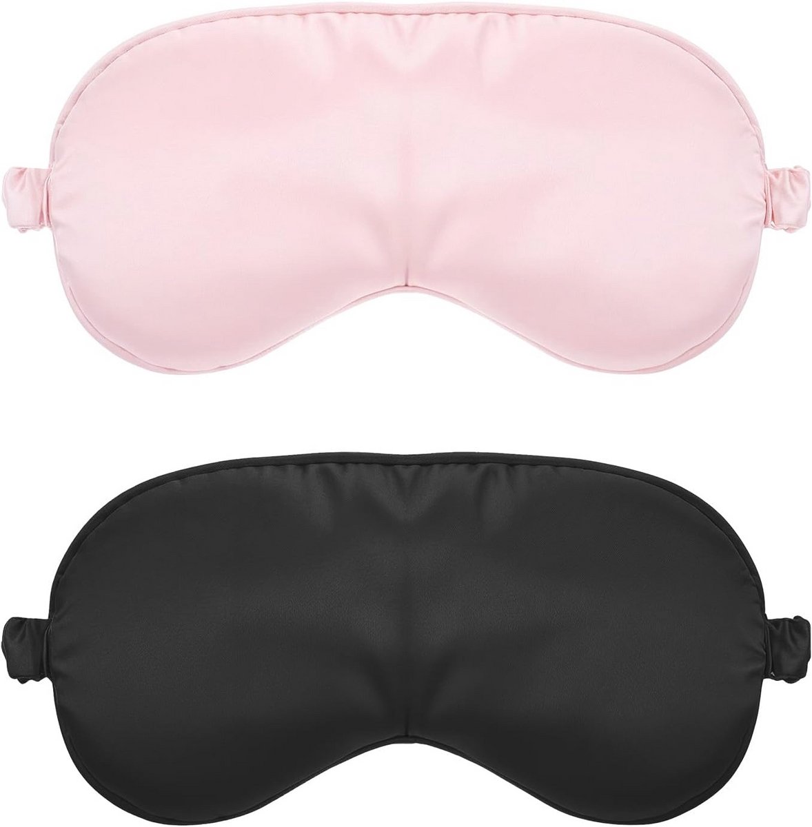 Zijden Slaapmasker Set van 2 - Zacht Oogmasker voor Comfortabel Slapen en Reizen - Blokkeert Licht