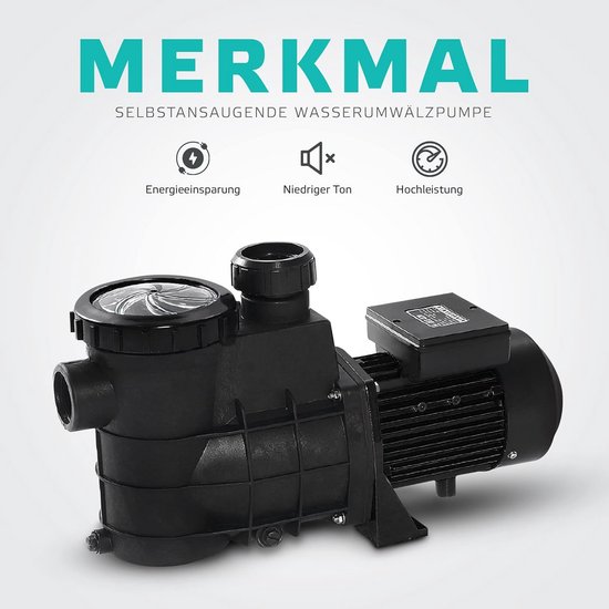 Filtre Piscine Pompe De Filtration Avec Préfiltre & 9500 L/h | Pompe Piscine Hors Sol Pompe A Sable