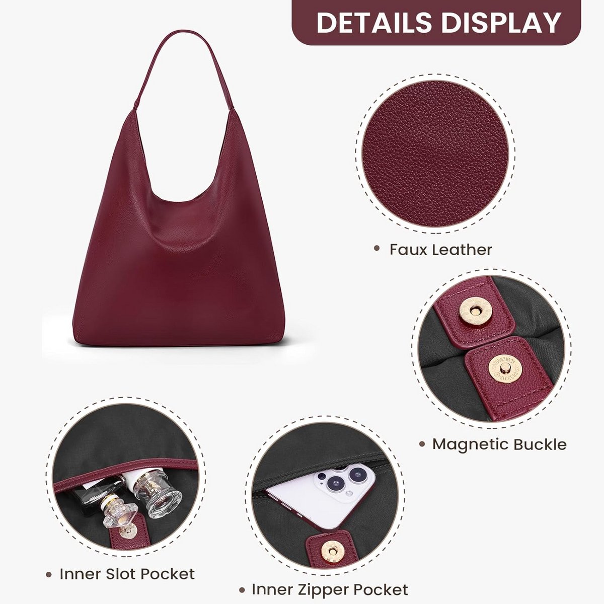 Grote Suède Shopper Dameshandtas Hobo Bag Schoudertas