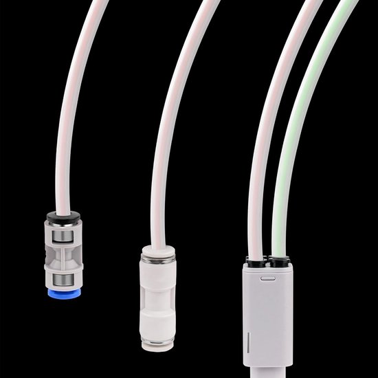 10M PTFE Schlauch Mit Cutter, 2.5mm ID × 4mm OD PTFE Teflonschlauch für
