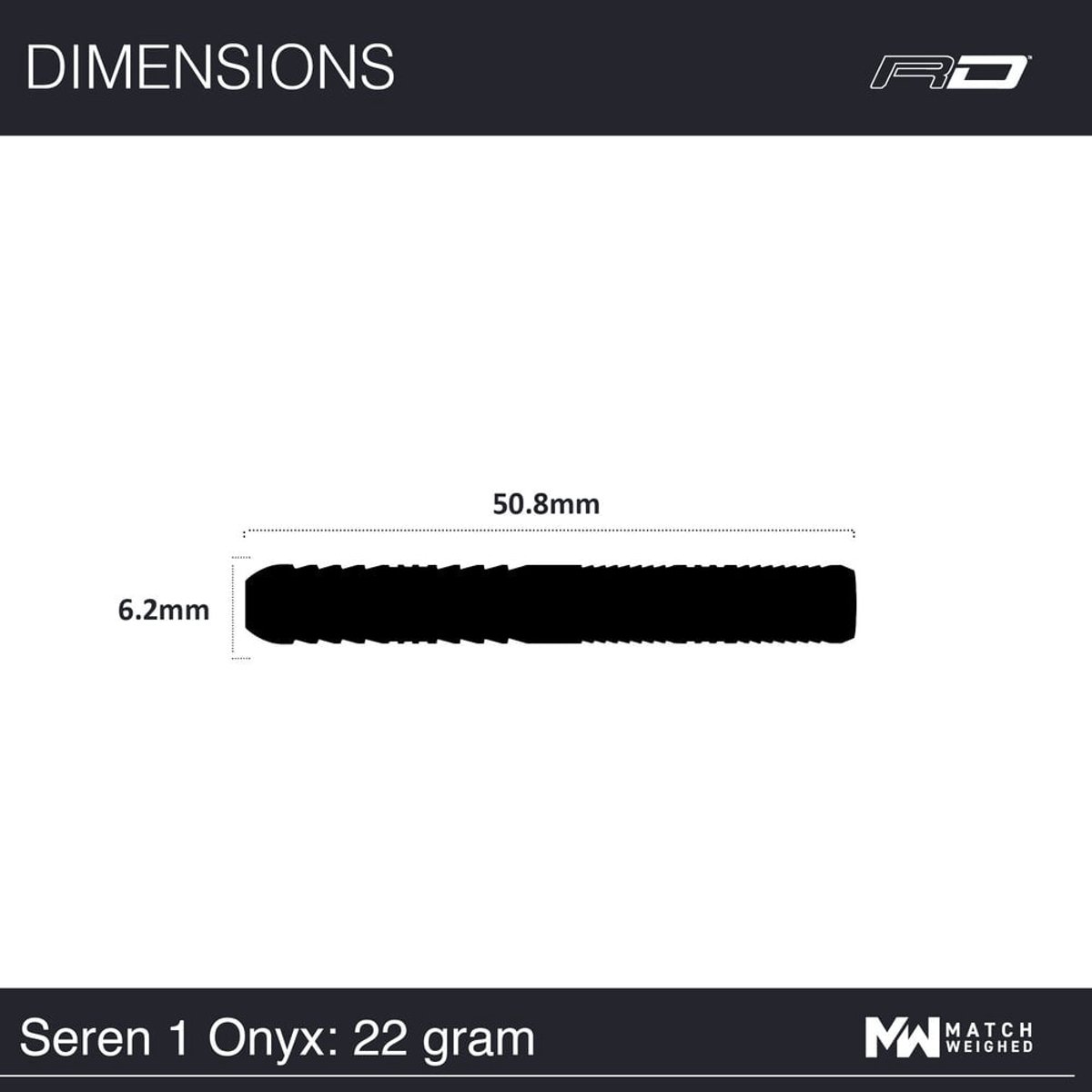 Red Dragon Seren Onyx 1 90% - Dartpijlen