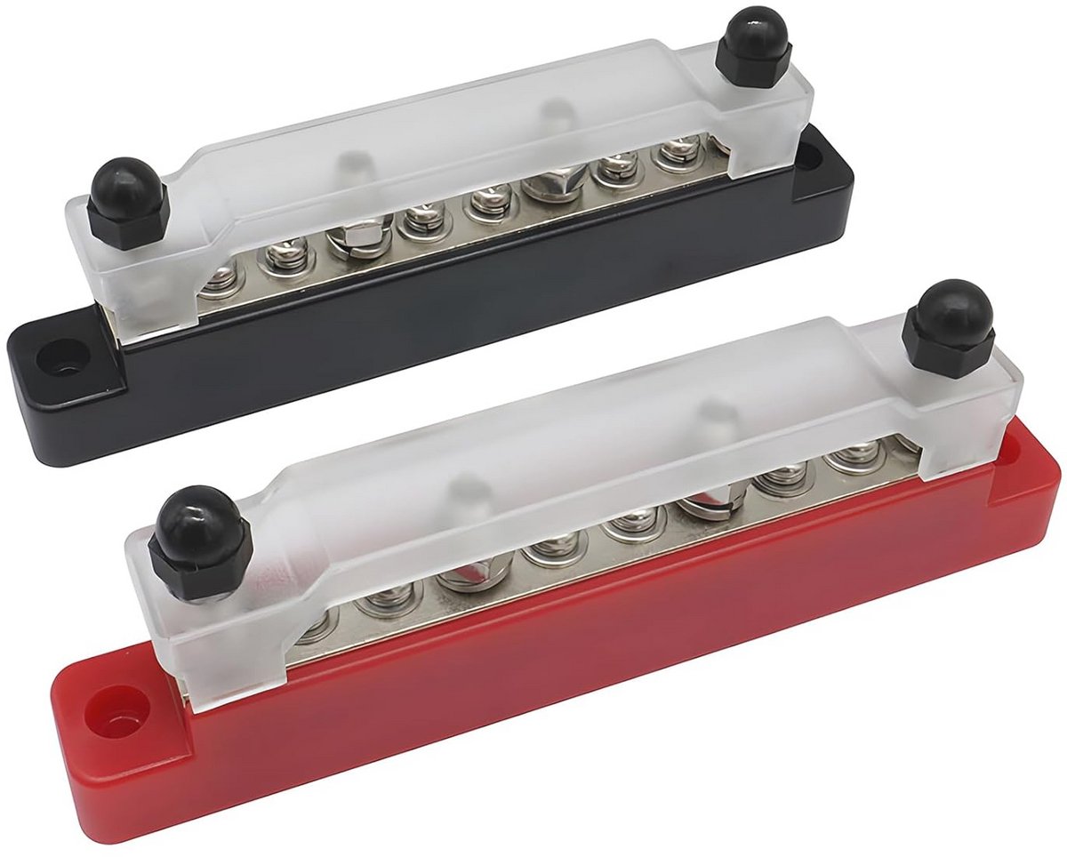 DC Verzamelrail 12V-48V 150A - Stroomverdelingsblok voor Auto, Camper en Boot (2 Stuks)